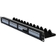 Патч-панель 19" 24xRJ-45 UTP, кат. 6А, із заднім організатором