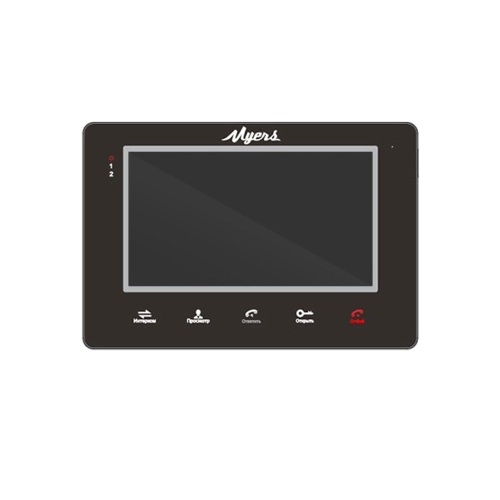 Комплект домофону Myers M-72SD Black +  D-300S HD