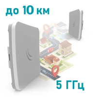 Точка доступу вулична Wi-Fi MikroTik SXTsq Lite5 (RBSXTsq5nD)