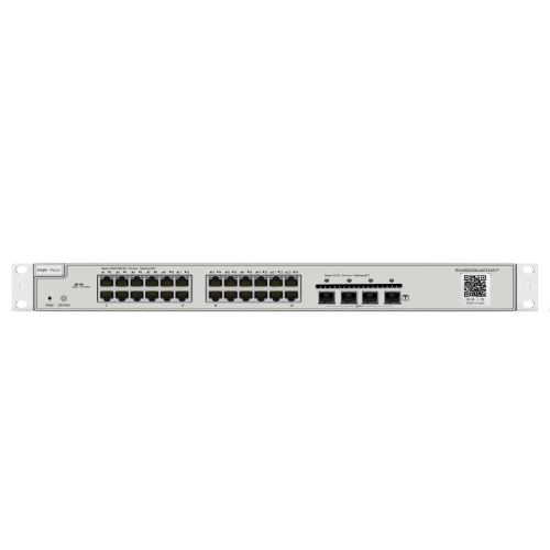 Комутатор 24 порти керований Ruijie RG-NBS3200-24GT4XS-P-V2 L2+ 10G POE