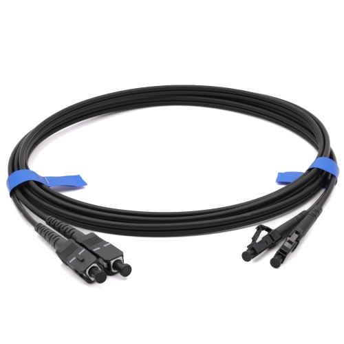Патчкорд SC/UPC-LC/UPC MM (OM3) 20м Duplex чорний