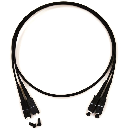Патчкорд SC/UPC-SC/UPC MM (G50-OM3) 5м чорний Duplex