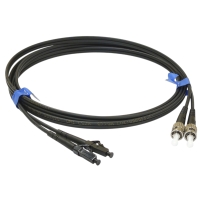 Патчкорд ST/UPC-LC/UPC MM (G50-OM3) 50м чорний Duplex