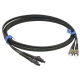 Патчкорд ST/UPC-LC/UPC MM (G50-OM3) 50м чорний Duplex