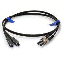 Патчкорд ST/UPC-SC/UPC MM (G50-OM3) 15м чорний Duplex