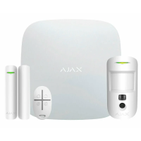 Комплект Ajax StarterKit Cam HDR white охоронної сигналізації