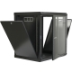 Шафа 19" 12U, 600x500x640мм (Ш*Г*В), економ, акрилове скло, чорна