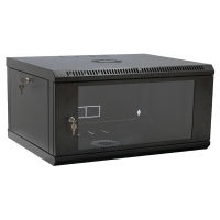 Шафа 19" 4U, 600x400x284мм (Ш*Г*В), економ, акрилове скло, чорна