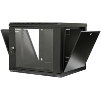 Шафа 19" 9U, 600x600x507мм (ШxГxВ), економ, акрилове скло, чорна