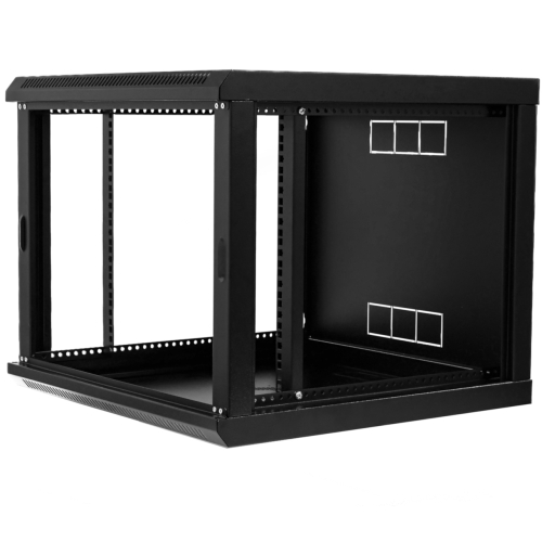 Шафа 19" 9U, 600x600x507мм (ШxГxВ), економ, акрилове скло, чорна
