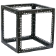 Стійка-кронштейн Cube3 19" 9U 550х550х550 мм, посилена, чорна, CMS