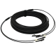 Патчкорд LC/UPC-LC/UPC SM, 5мм, 3мм armored branch, зовнішнього виконання 20 м, Duplex