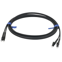 Патчкорд LC/UPC-LC/UPC MM (G50-OM3) 10м чорний Duplex