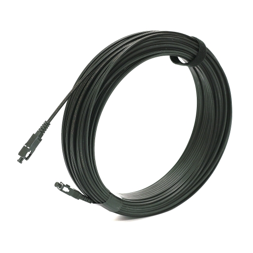 Патчкорд SC/UPC-SC/UPC SM, FTTH плоский, зовнішнього виконання 50 м, Simplex
