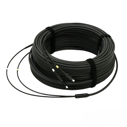 Патчкорд LC/UPC-LC/UPC ММ 5мм, 3мм armored branch, зовнішнього виконання 70м, Duplex
