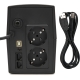 Пристрій безперебійного живлення GEAR 600VA/360W LED plastic RJ45+USB (GU-600PL)
