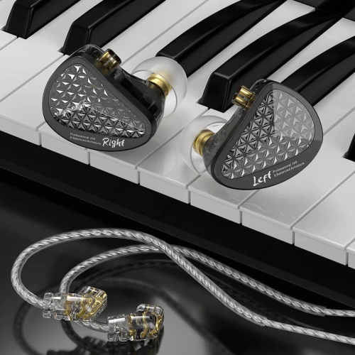 Навушники KZ Audio AS16 PRO BLACK NO MIC