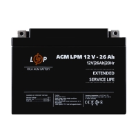 Акумулятор AGM LPM 12V - 26 Ah Акумулятор AGM LPM 12V - 26 Ah