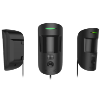 Superior MotionCam (PhOD) black Fibra Дротовий сповіщувач руху з підтримкою фотоверифікації Ajax