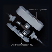 Кабель для навушників KZ Audio M2 Dual Mic Silver-Plated Upgrade Cable