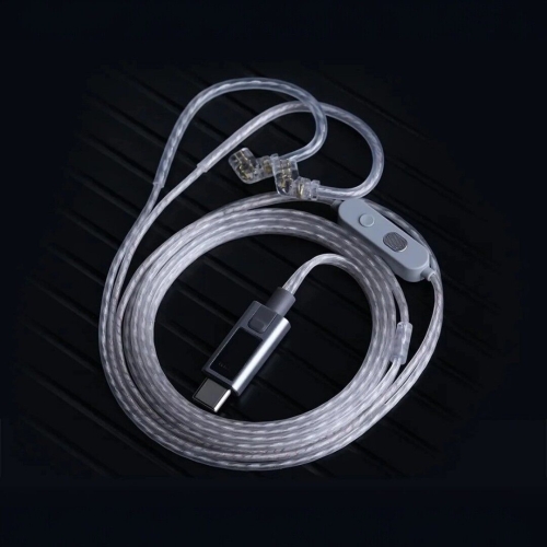 Кабель для навушників KZ Audio M2 Dual Mic Silver-Plated Upgrade Cable