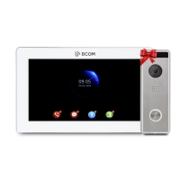 Відеодомофон 7" BCOM BD-770FHD White + Відеопанель Tantos Triniti FHD Відеодомофон 7" BCOM BD-770FHD White + Відеопанель Tantos Triniti FHD