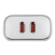 Зарядка для телефону LP 35W (Type-C + Type-C) PD + кабель (Type C to Lightning) 35WCH