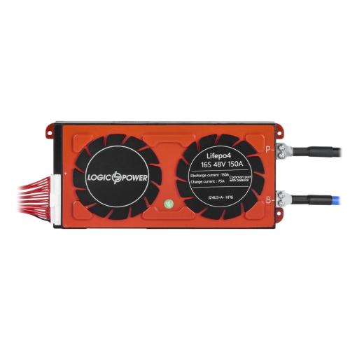 BMS плата LP LiFePO4 48V 16S Dis 150A Ch 75A