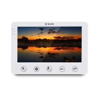 Комплект відеодомофона BCOM BD-710S Kit: відеодомофон 7" white та відеопанель silver Комплект відеодомофона BCOM BD-710S Kit: відеодомофон 7" white та відеопанель silver