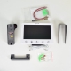 Комплект відеодомофона BCOM BD-710S Kit: відеодомофон 7" white та відеопанель silver
