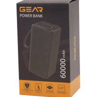 Універсальні мобільні батареї GEAR 60000mAh, PD22.5W, 2C+4A (SP06) Універсальні мобільні батареї GEAR 60000mAh, PD22.5W, 2C+4A (SP06)