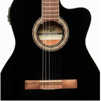 Електроакустична гітара STAGG N SCL60 TCE-BLK Електроакустична гітара STAGG N SCL60 TCE-BLK