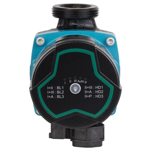 Насос циркуляційний енергозберігаючий 5-60Вт Hmax 8м Qmax 63л/хв Ø1½" 130мм + гайки Ø1" AQUATICA GPA25-8/130 III (774062)
