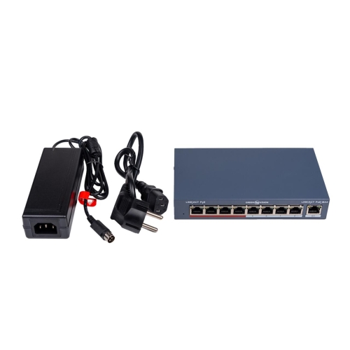 Комутатор мережевий POE GV-018-AI-8+1PG