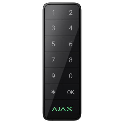 Дротова клавіатура Ajax Superior KeyPad Outdoor Fibra Black (117760.285.BL)