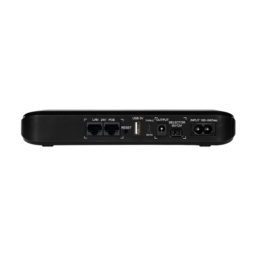 Джерело безперебійного живлення Mini UPS SKE POE-830P-LFP 20000mAh 5V/9V/12V/24V/PoE, LiFePo4 4*5Ah, для роутера і медіаконвертера