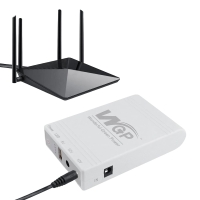 Джерело безперебійного живлення Mini UPS WGP UPS103C 16000mAh 5V/12V/12V, Li-ion 4*4Ah, для роутера і медіаконвертера Джерело безперебійного живлення Mini UPS WGP UPS103C 16000mAh 5V/12V/12V, Li-ion 4*4Ah, для роутера і медіаконвертера