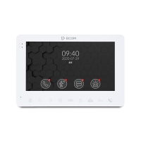 Комплект відеодомофон BCOM BD-780FHD White + відеопанель Tantos Triniti FHD Комплект відеодомофон BCOM BD-780FHD White + відеопанель Tantos Triniti FHD