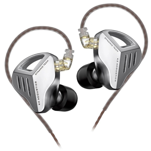 Навушники зі знімним кабелем для моніторингу KZ Audio ZVX SILVER NO MIC