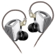 Навушники зі знімним кабелем для моніторингу KZ Audio ZVX SILVER NO MIC