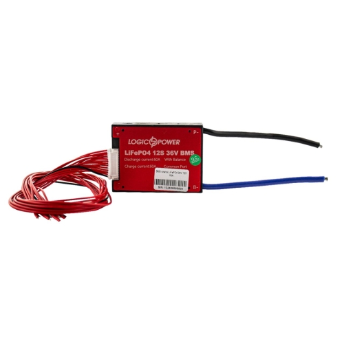 BMS плата LiFePO4 36V 12S Dis 60A Ch 30A
