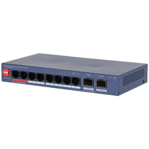 Комутатор 8 портів керований Dahua DH-CS4210-8GT-110