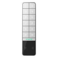 Бездротова клавіатура Ajax KeyPad Outdoor Jeweller White (99967.286.WH1) Бездротова клавіатура Ajax KeyPad Outdoor Jeweller White (99967.286.WH1)