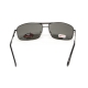 Окуляри поляризаційні BluWater Navigator-3 Gun Metal Polarized (flash mirror), дзеркальні сірі в темній металевій оправі