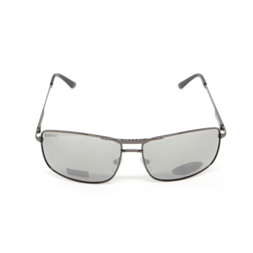 Окуляри поляризаційні BluWater Navigator-3 Gun Metal Polarized (flash mirror), дзеркальні сірі в темній металевій оправі