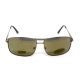 Окуляри поляризаційні BluWater Navigator-3 Gun Metal Polarized (gold mirror), сірі з дзеркальним золотистим покриттям в темній металевій оправі