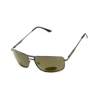 Окуляри поляризаційні BluWater Navigator-3 Gun Metal Polarized (gold mirror), сірі з дзеркальним золотистим покриттям в темній металевій оправі
