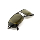 Окуляри поляризаційні BluWater Navigator-3 Gun Metal Polarized (gold mirror), сірі з дзеркальним золотистим покриттям в темній металевій оправі