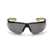 Окуляри захисні Pyramex Flex-Lyte Black-Lime (gray), cірі в чорно-лаймовій оправі