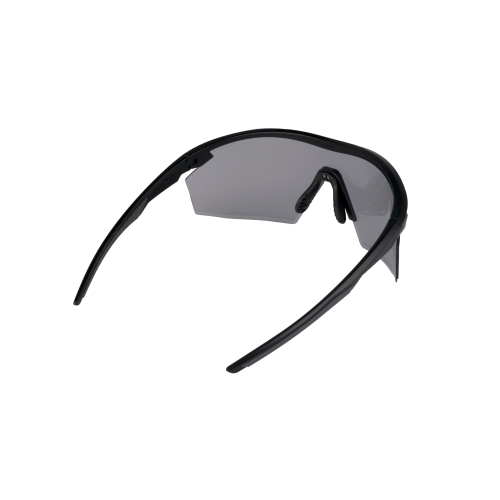 Окуляри захисні Pyramex PMXSPEC (light gray) Super Anti-Fog H2MAX, світло-сірі напівтемні в чорно-сірій оправі